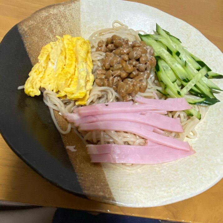 納豆冷麺♡